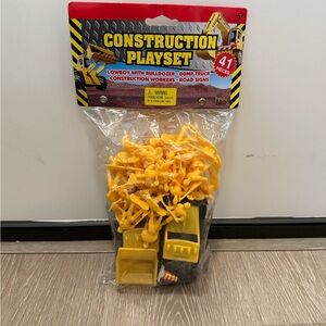 Construction Playset plastic figures